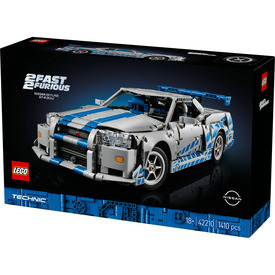 LEGO Technic 42210 2 fast 2 furious nissan skyline gt-r (r34) autó