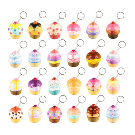 Squishy muffin kulcstartó 24 féle
