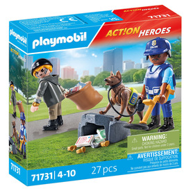 Playmobil: Nyomkövetés rendőrkutyával