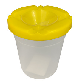 Ecsetmosó Pohár-Sárga